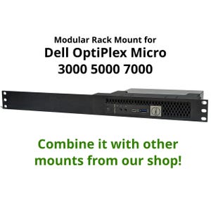 Rack Mount for Dell OptiPlex Micro 3000 5000 7000 Server Home Lab network cabinet
