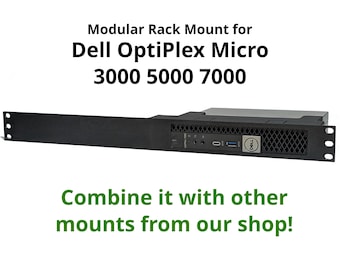 Baie de montage en rack pour serveur Dell OptiPlex Micro 3000/5000/7000 (pour laboratoire domestique et réseau).