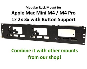 Support de montage en rack pour Apple Mac Mini M4/M4 Pro 2024, Cluster, Home Lab