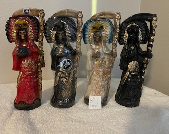 8-calowy wysoki Santa Muerte Azteca