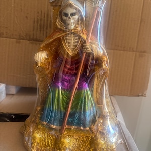 Santa Muerte 7 colores metalos
