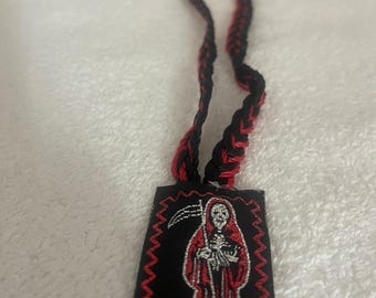 Escapulario de la Santa Muerte de Reversible