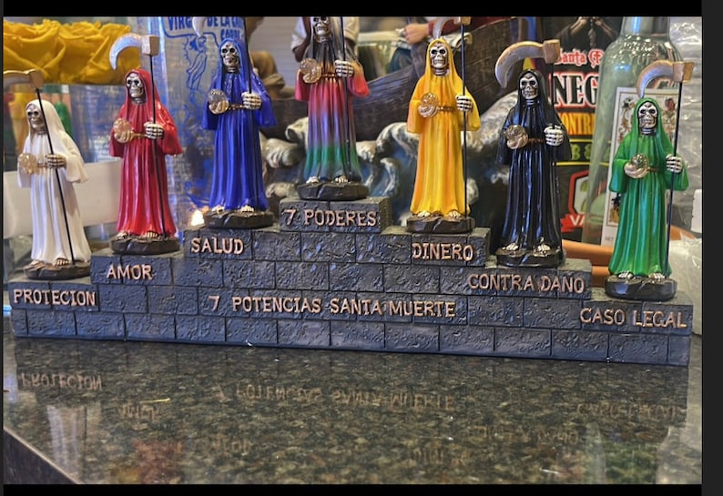 7 Potencias Santa Muerte - Etsy