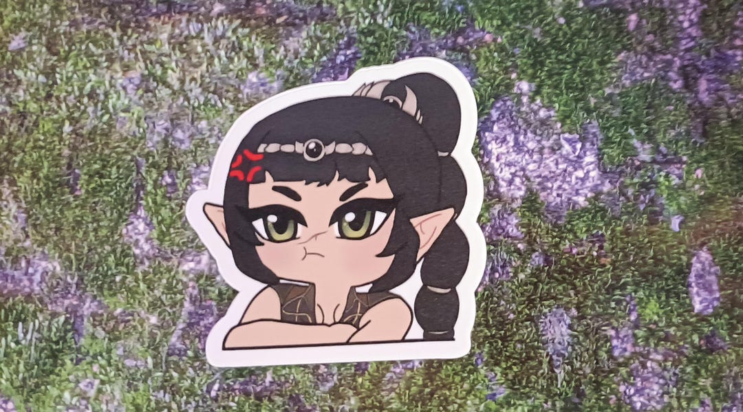 Shadowheart Sticker Baldur's Gate 3 Waterproof & UV Resistant Camp Shadowheart Sticker - Etsy
