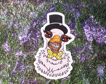 Dr. Futterman Puppet The Outlast Trials Waterproof & UV Resistant Sticker