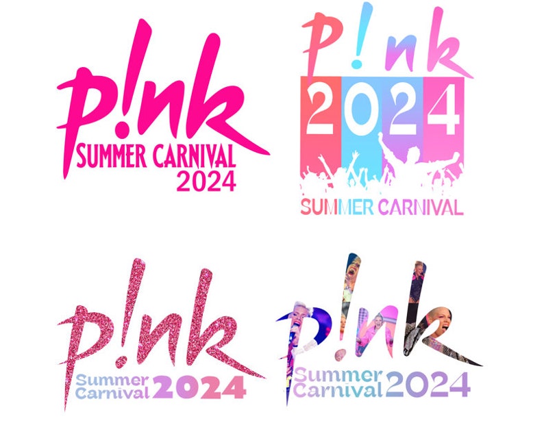 Pink Summer Carnival 2024 Png SVG I Pink Singer 2024 World Tour SVG I