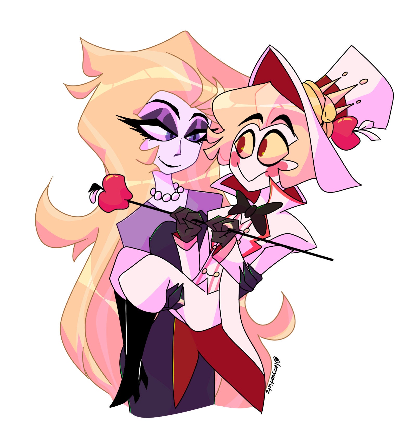 Lucifer hazbin hotel poster - Etsy 日本