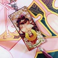 Endeavor Acrylic Tassel Pendant, tarot design product logo