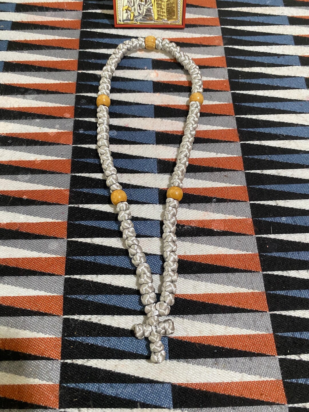 72 Knot Handmade Gray/ Black Orthodox Prayer Rope, With Wooden Beads - Etsy