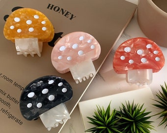 Mushroom hair clip, hair clip, gift for her