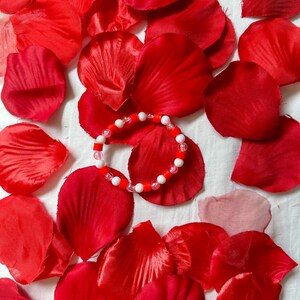 Beaded Valentine’s Day Bracelet