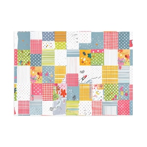Cartoline artistiche colorate con patchwork - Biglietti d'auguri originali e fatti a mano per tutte le occasioni, amanti dell'arte, compleanni, ringraziamenti