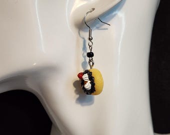 Frosted Donut Earrings