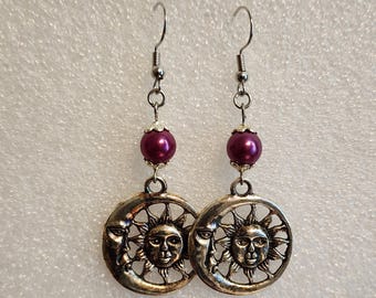Sun and Moon Celestial Earrings
