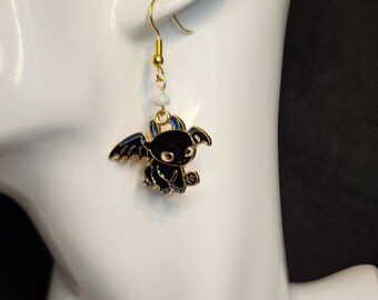 Toothless and Girlfriend Earrings