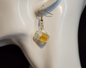 3-D Beer Mug Earrings