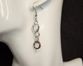 Mini Handcuff Earrings