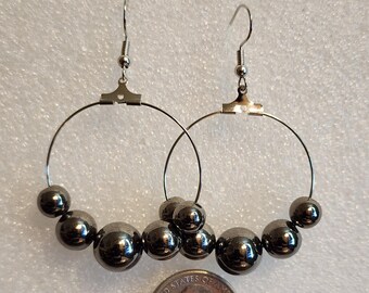 Beaded Hoop Earrings v1