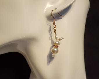 Pearl Bunny Earrings