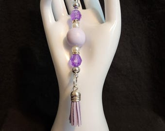 Wooden Bead Key Chain