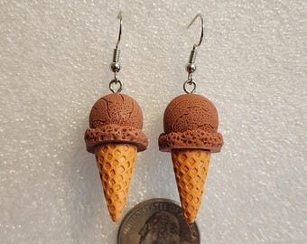 Ice Cream Cone Earrings V1