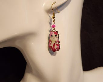 Cuddly Cat Earrings