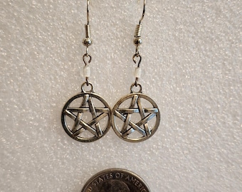 Pentacle Earrings