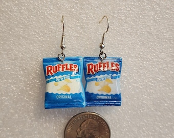 Resin Snack Bag Earrings