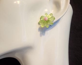 Large Acrylic Flower Earrings