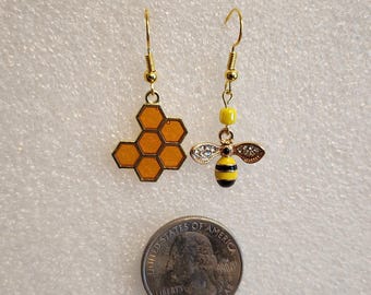 Honey Bee Earrings