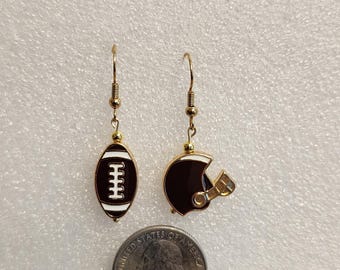 Football and Helmet Earrings
