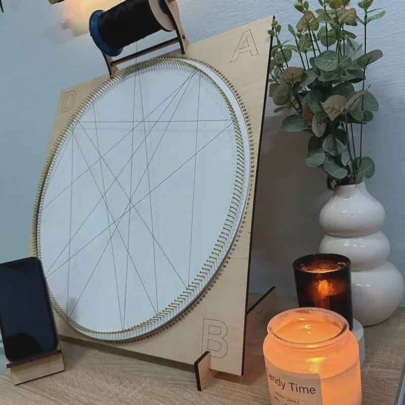 Personalised Photo String Kit Thread Portrait. Thread Portraits Made ...