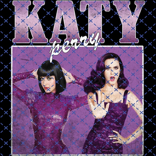Retro Katy Perry Shirt File PNG, Katy Perry-90s, Limited Katy Perry Vintage