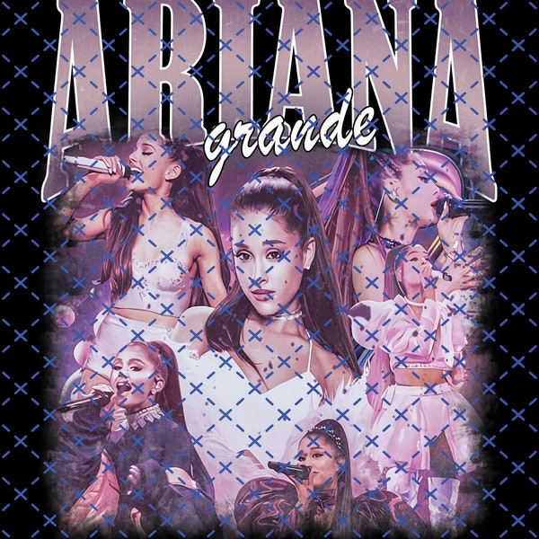 Retro Ariana Grande Shirt File PNG, Ariana Grande-90s, Limited Ariana Grande Vintage