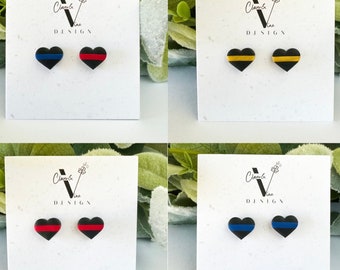 Thin Blue Line, Thin Red Line, Thin Gold Line, First Responder's Gift, Police Gift, Firefighter's Wife, Police Officer’s Wife, Dispatcher