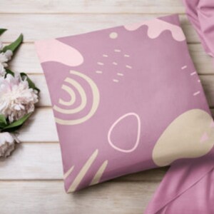 Personalized Linen Feel Pillow Case: Custom Text or Logo