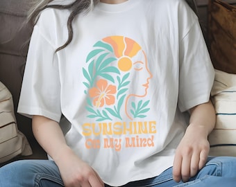 Sunshine On My Mind T-Shirt: Retro Summer Vacation Tee