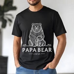 Papa Bear Shirt, Dad Shirt, Father's Day t-shirt, papa shirt, papa gifts, Father's Day Gift, Dad T-Shirt, Bear T-Shirt, Dad gift idea