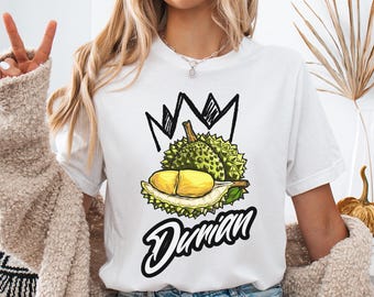 Durian King Fruit Shirt: Funny Foodie Tee