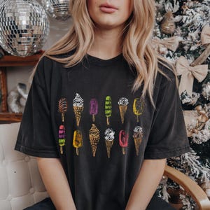 Koszulka Ice scream, Koszulka Ice Cream Cone, Koszulka letnia, Zabawny prezent dla miłośników lodów, Prezent na urodziny, Koszulka retro Ice Cream, Letnie wibracje