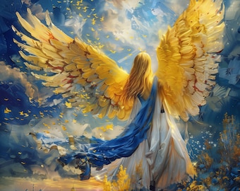 5 imágenes apoyan a los artistas ucranianos con esta obra de arte digital en Etsy