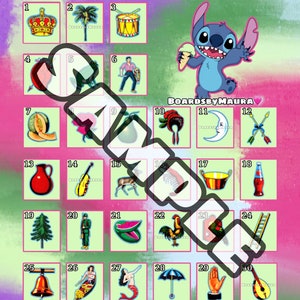 Cartas de Loteria, 10 Para Ganar Hasta 180 con 30 números  Loteria Boards, 10 to win up to 180 with 30 numbers