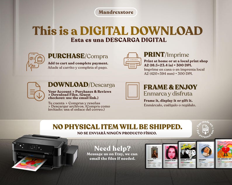 OUR THING Rauw Alejandro. 4 digital album covers, digital printable, poster, home wall decor, Saturn Vice Versa image 2