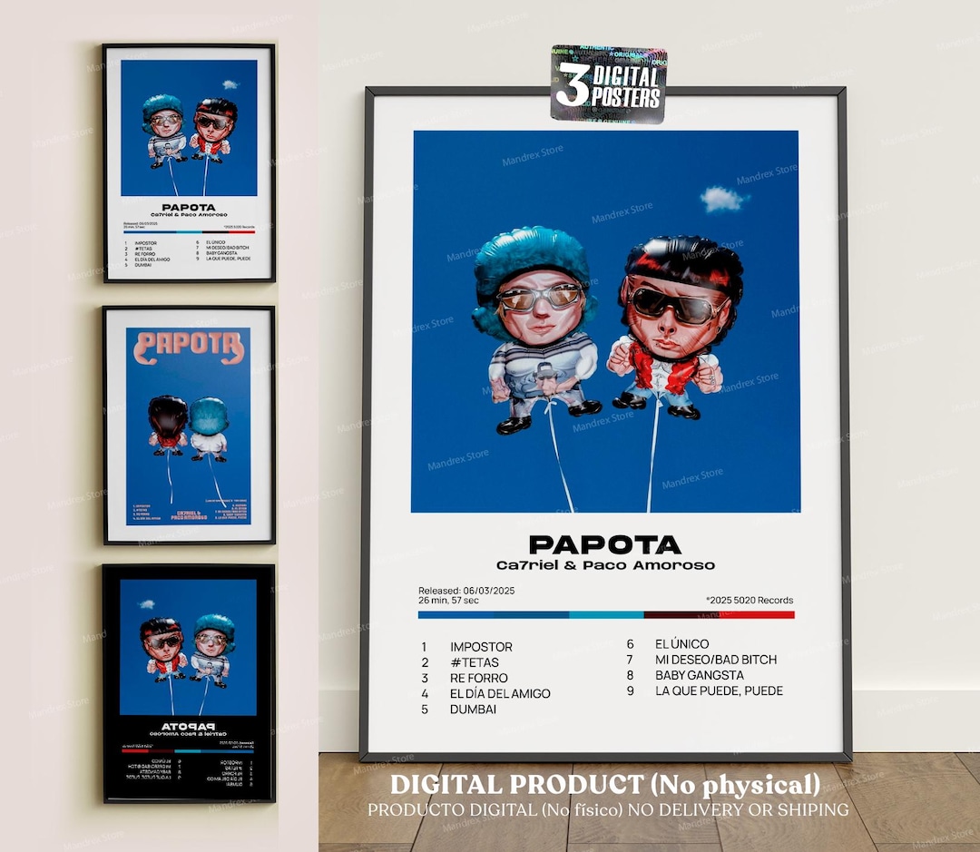 PAPOTA - Ca7riel and Paco Amoroso, (3x1) Digital Album