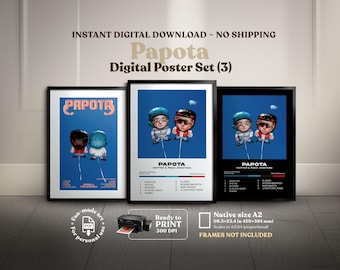 PAPOTA - Ca7riel and Paco Amoroso, (3x1) Digital Album Covers, A2