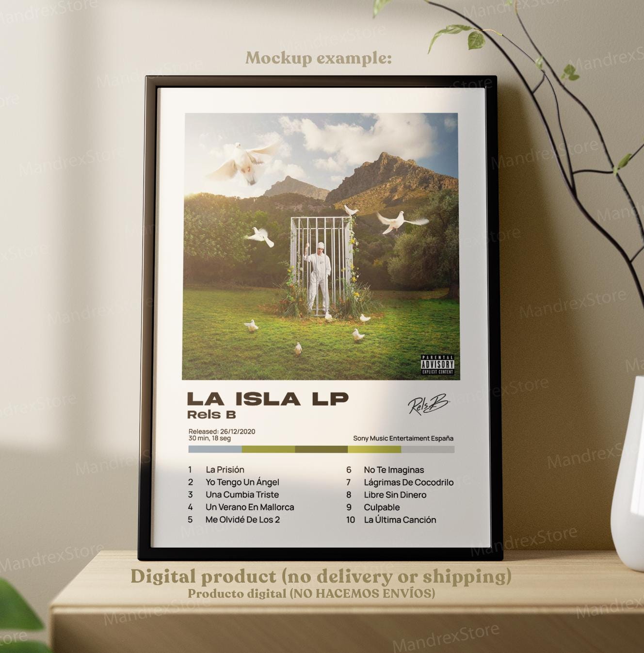 Potadas Rels Bpc RELS B, (5x1) portadas digitales del álbum, Imprimible digital, póster ...