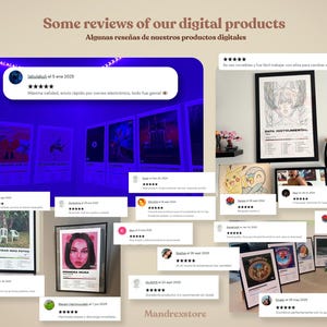 OUR THING Rauw Alejandro. 4 digital album covers, digital printable, poster, home wall decor, Saturn Vice Versa image 11