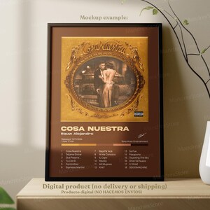 OUR THING Rauw Alejandro. 4 digital album covers, digital printable, poster, home wall decor, Saturn Vice Versa image 8