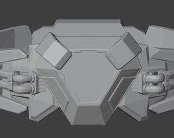 Marvel Rivalen | Hulk | Standard-ackerl-Gürtel und Green Scar Gürtel + Helm STL-Datei | Spielgenaues 3D Model für Cosplay/Kostüm oder Sammlerstück