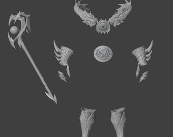 Marvel Rivalen | Adam Hexenmeister | Unsterblicher Avat STL Bundle | Für Cosplay/Kostüm oder Sammlerstück